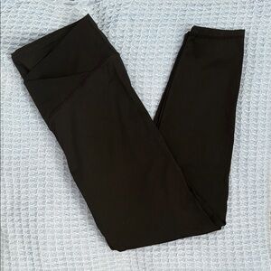 Black cross over leggings